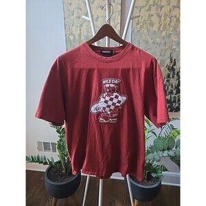 Vamtac T-Shirt Mens Sz Medium Tee Surfing Bear 1994 Vintage Y2K Style Crewneck